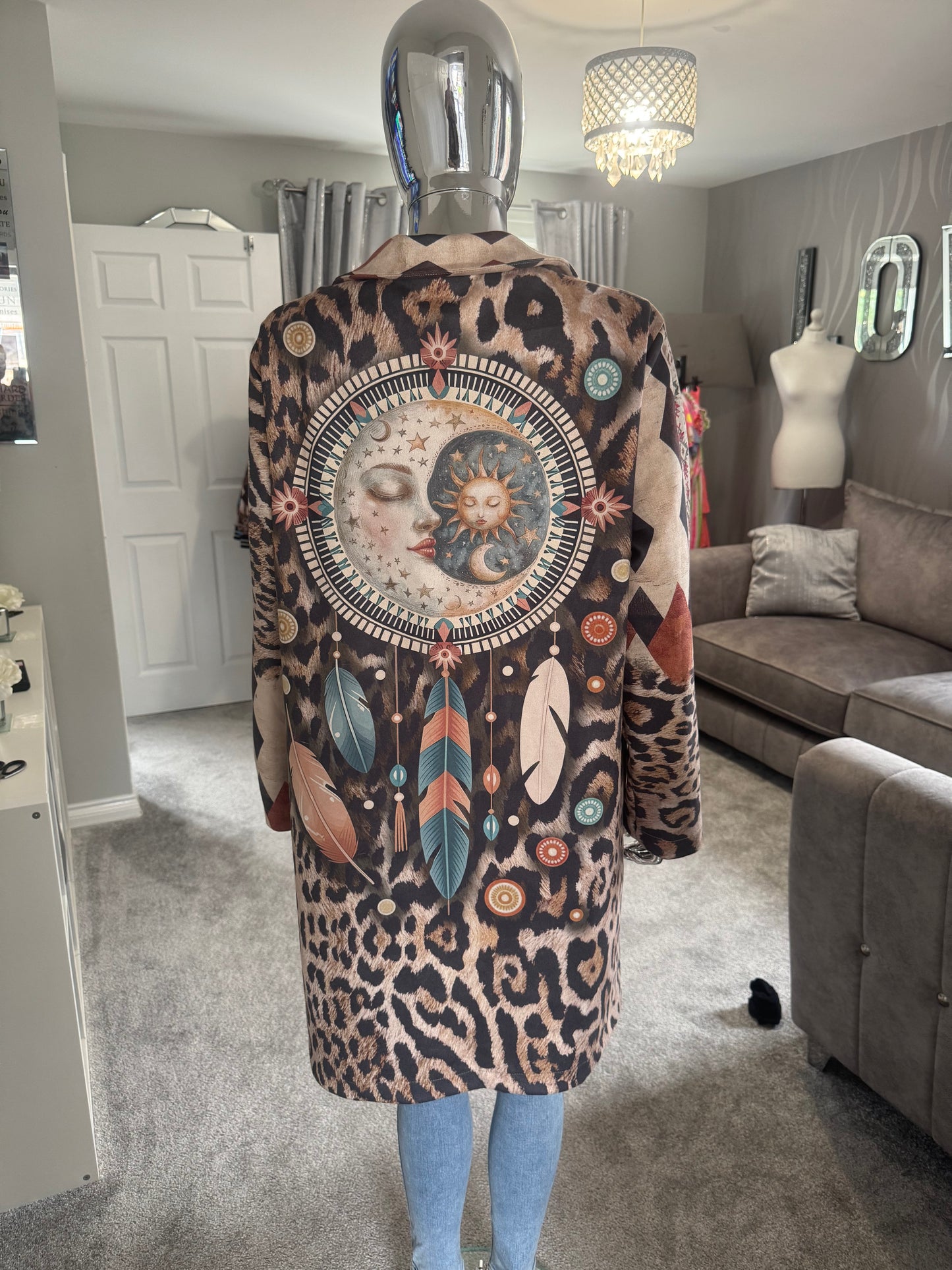 Leopard blazer