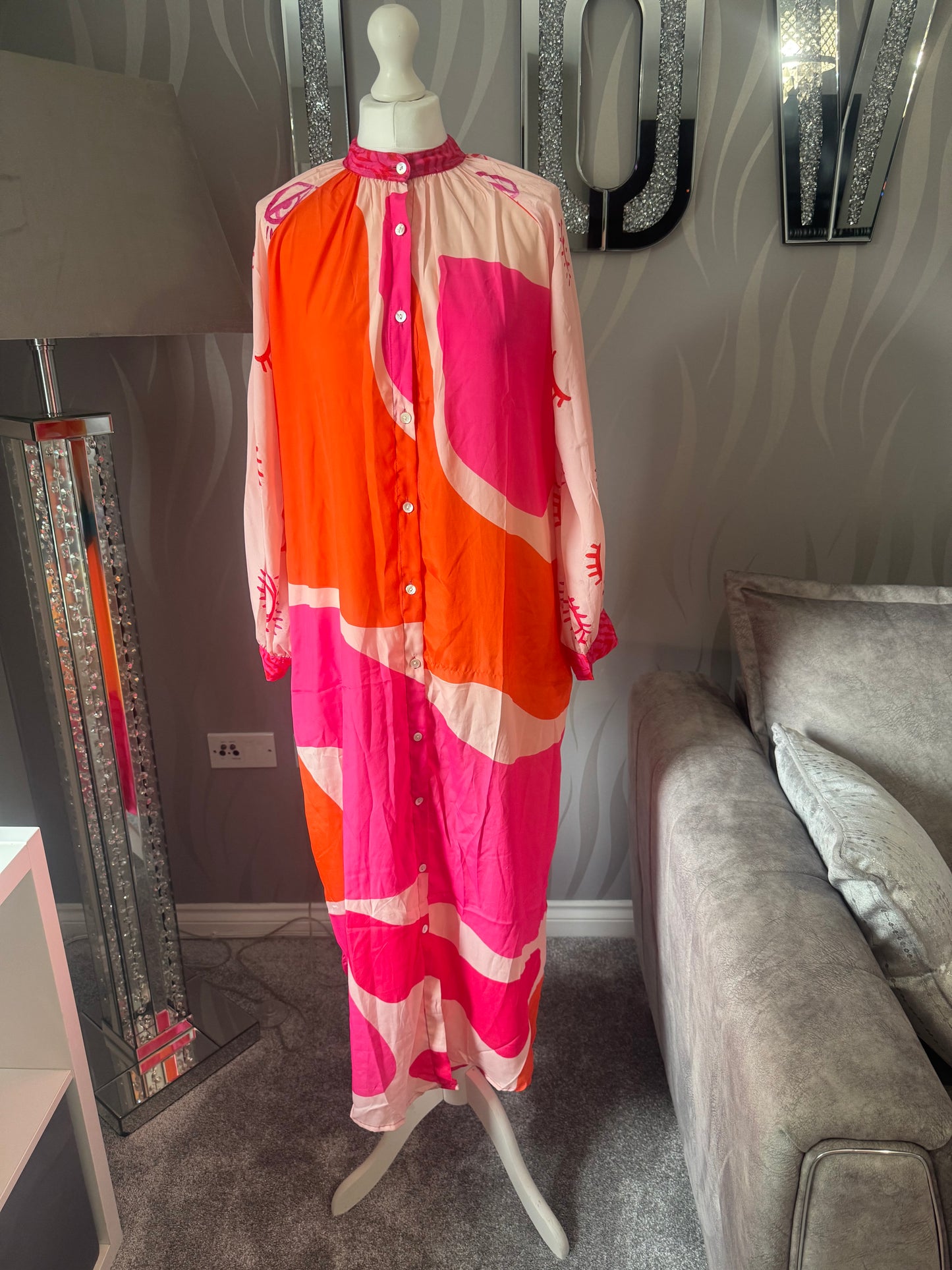 Stay focus shirt dress