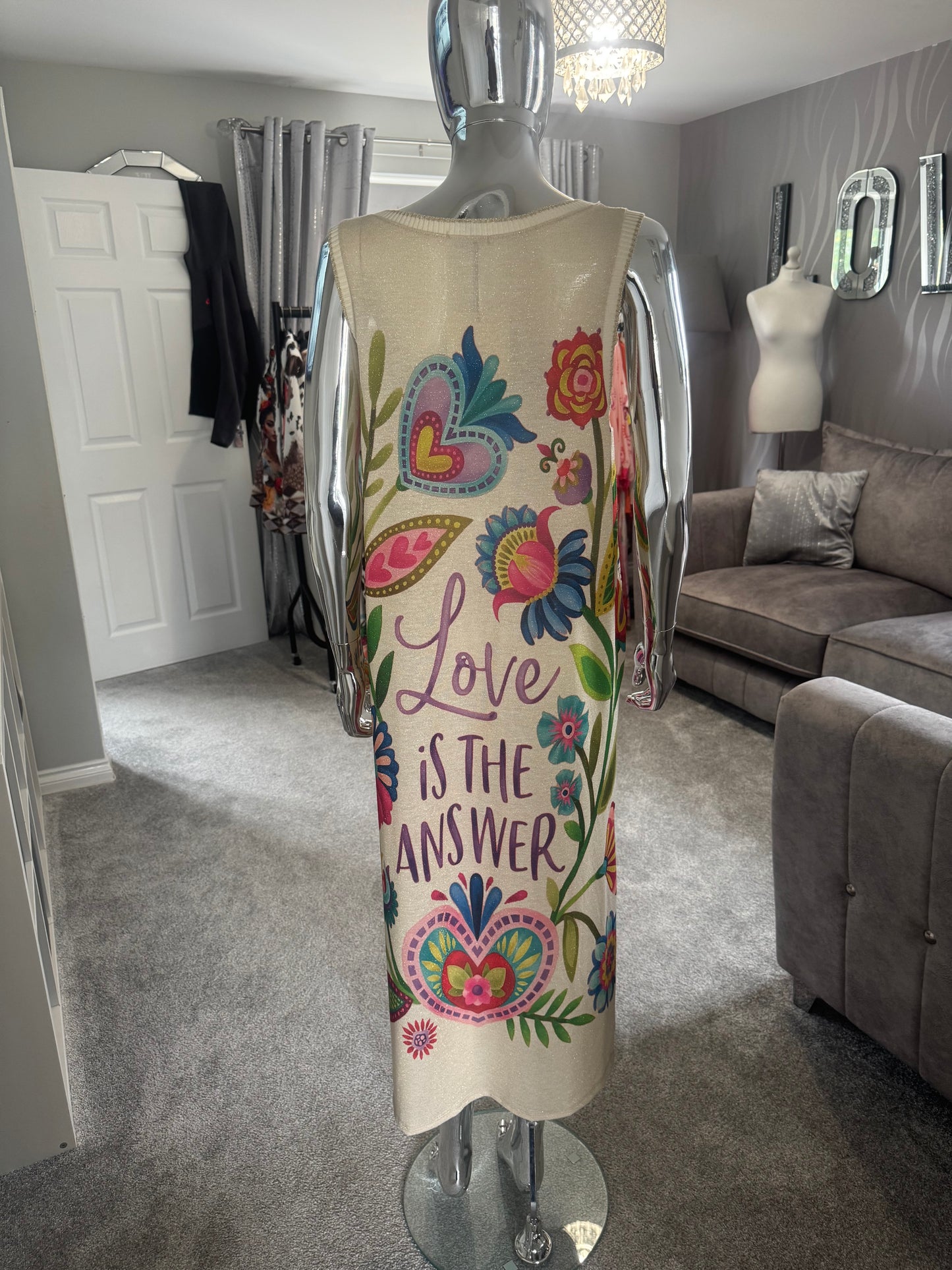 Frieda sun lurex dress