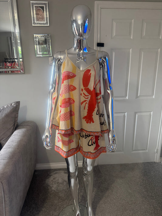 Leah shorts set